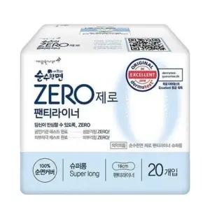깨끗한나라)순수한면ZERO(순면라이너롱/20P) (WAA2A71)