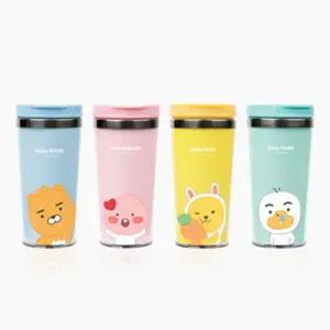 카카오 리틀프렌즈 그래픽 스텐 텀블러 라이언