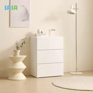 사사가구 주니 600 3단 화이트서랍장