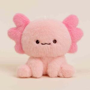 도롱뇽인형 아홀로틀 우파루파 인형 키홀더 키체인 수제 뉴트 무지개 30cm 키링 피규어