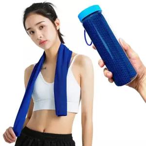 빅사이즈 대형 아이스 쿨타올 블루 등산 스포츠 수건/땀/운동/타올/여름/쿨/스카프/냉각/스포츠용/야외/활