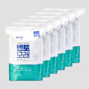 [6개세트] 바른 벤토나이트 고양이 모래 6kg