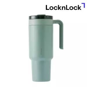 락앤락 메트로 듀얼핸들 세라믹 보온보냉 텀블러 1.2L 그린 스테인리스 티머그 LHC4422KKI