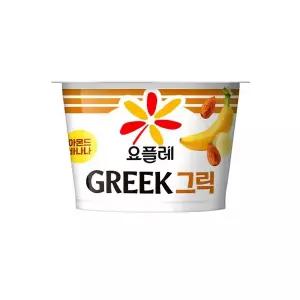 요플레 그릭 아몬드바나나 180g x 9개
