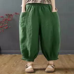 생활한복 절바지 컬러 밴딩 생활복 오버핏
