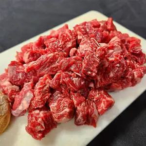 1++투쁠한우 국거리 1kg 한정수량