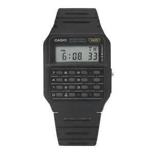 카시오 CA-53W-1ZDR (CA-53W-1Z) 데이터뱅크 디지털 스퀘어 빈티지 레트로 공용 우레탄시계