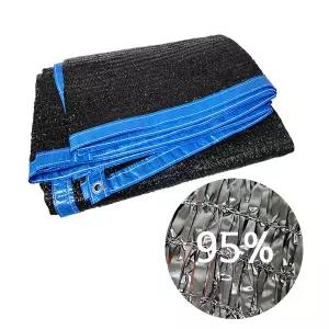 옳은유통 국산 4면봉제 95% 차광망 6mX8m/ 베란다 농사 텃밭 비닐하우스 옥상 햇빛 차광막 차양막 그늘막