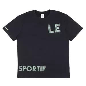 르꼬끄 듀얼플렉스 루즈핏 레터링 반팔티 QQ223LRS43 BLK