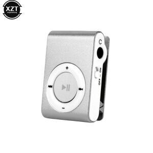뜨거운 판매 휴대용 미니 MP3 플레이어 금속 클립 USB 음악 지원 SD TF 카드 방수 스포츠 워크맨