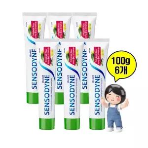 센소다인 오리지널 플러스 100g 6개 시린이 치약 대용량 구강케어