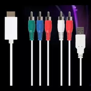 구형 TV/모니터 연결용 HDMI to 컴포넌트 변환케이블/ 노트북 어댑터 호환