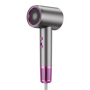 블루라이트 기능이 있는 전문가용 이온 헤어 드라이어, 2400W 강력 바람, 이중 안전 보호 기능, 가정용 살
