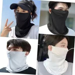 냉감원단 목얼굴 자외선차단두건 귀걸이형 야외활동 통기성 여름용 햇빛가림