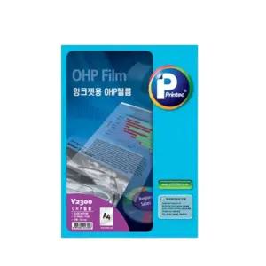 잉크젯 프린터 출력 프린트용 OHP 필름 인쇄 A4 프린트기 필름지 50매 빔 프로젝트 스크린 투명 프린트 용