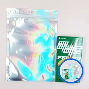 MF07 홀로그램지퍼백 대형 18X26 파우치 포장 지퍼 선물포장용품 홀로그램파우치 선물포장봉투
