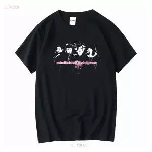 반팔 니트 티 스웨터 셔츠 여름  Y2K Mindless Self Indulgence MSI Band If 2008 T 블랙 XL 산업용 긴 또