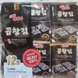 소문난삼부자 곱창김 5g 12단 6봉 총72봉