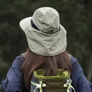 등산 플랩캡 모자 사파리 버킷햇 캠핑 여름 캐주얼 챙넓은 여행 비치 뒷목 물놀이 벙거지