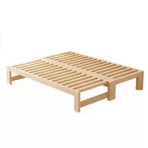 접이식 소파 침대 원목 확장형 침실 베드 프레임 180x60x100