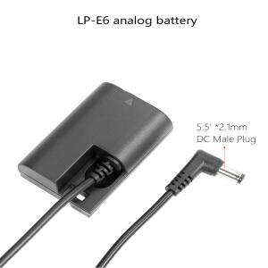 더미 배터리 완전히 디코딩된 DC 커플러 DR-E6 NP-FZ100 CP-W126S EP-5A EN-EL14