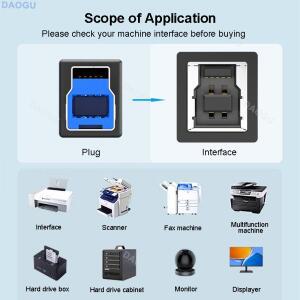 유형 3.0 USB A-B 케이블 5m 3m 2m 스캐너 프린터 1m PC 노트북 Canon Epson HP ZJiang 라벨 코드