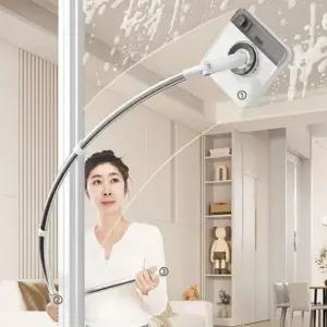 아파트 베란다 고층 외부 창문 유리창 닦이 브러쉬 밀대