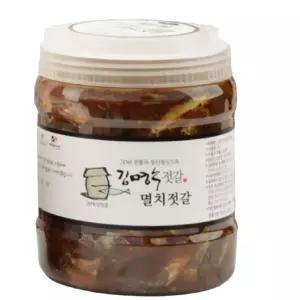제철음식 요리 찌개 레시피 명인 멸치젓 김장 필수 김명수젓갈 통마리젓2kg