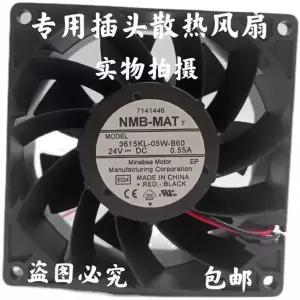 NMB-MAT 3615KL-05W-B60 24V 0.55A 인버터 냉각 팬용 새 쿨러 팬
