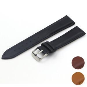 송아지 가죽 시계 밴드 부드러운 소재 손목 스트랩 18mm 20mm 실버 스테인레스 스틸 버클