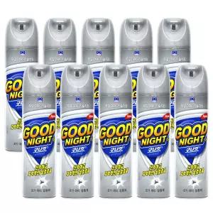 굿나잇 에프킬라 모기 파리 스프레이 살충제 2024년 2월제조 400ml x 10개