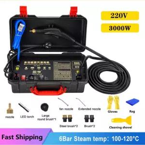 0/220V 3000W 고온 스팀 청소기 영어 패널 알카라인 에어컨 주방 후드 자동차