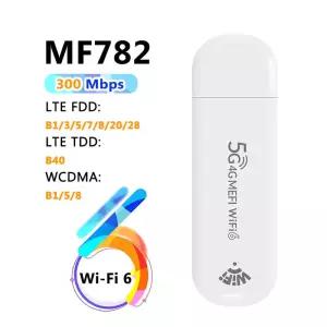 TIANJIE 4G LTE 와이파이 라우터 USB 휴대용 모뎀 핫스팟 기능 00300Mbps 고속 네트워크 WiFi 64 무선 동글