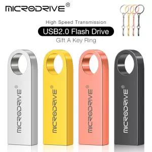 미니 메탈 실제 용량 USB 플래시 드라이브 비즈니스 휴대용 펜 키 체인 메모리 스틱 28GB
