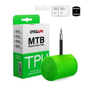 CYCLAMI 초경량 자전거 내부 튜브 MTB26 27.5 29 인치 TPU 소재 타이어 45mm 프랑스어 슈퍼 라이트