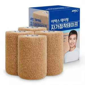 손가락 깁스 붕대 자가점착 테이프 7.5cm x 4.5m 4개입 1개 오하스