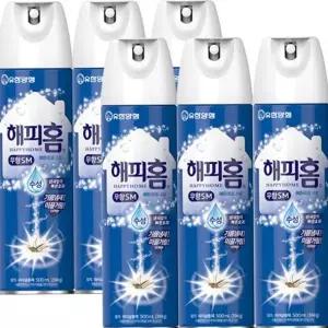 무향 수성 에어로솔 500mlx6개 가정용 해충 스프레이 모기퇴치제 휴대용 실내