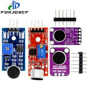 KY-037 사운드 센서 모듈 제어 MAX4466 MAX9814 Arduino 용 스위치 감지 휘슬 마이크 증폭기