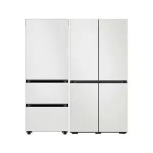 삼성 비스포크 냉장고 김치냉장고 세트 전체코타화이트 RM70F64R1A+RQ33DB74C1AP