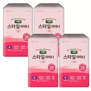 디펜드 스타일 요실금 라이너 여성용 무향 롱 28매 x 4팩