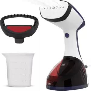 URPOWER 300ml 휴대용 의류 찜기 1500W 탈착식 탱크 스테인리스 스틸 밑판 가정/사무실용 여행용 및 패브릭