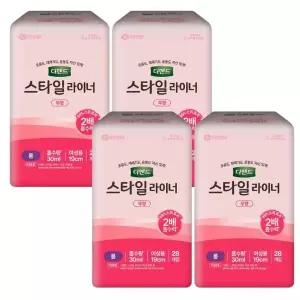 디펜드 스타일 요실금 라이너 여성용 무향 롱 28매 x 4팩