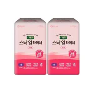 디펜드 스타일 요실금 라이너 여성용 무향 롱 28매 x 2팩