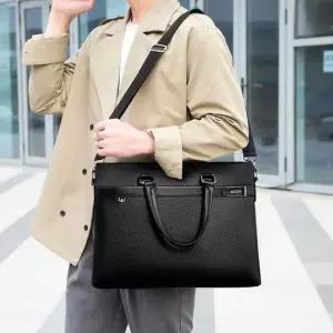 [무료배송] 남자 직장인 데일리 출근 크로스 숄더 백 가방 검정