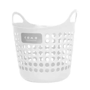 Inomata 주방 욕실 거실 다용도 빨래 바구니 COMO 27L 바구니 (W28685E)