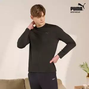 [푸마 바디웨어] 남성 홈웨어 라운드 긴팔 티셔츠 2컬러 택1