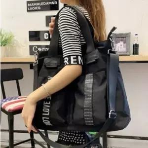신고 포켓 캐주얼 빅사이즈 숄더백 메쉬 여성 여행 가방