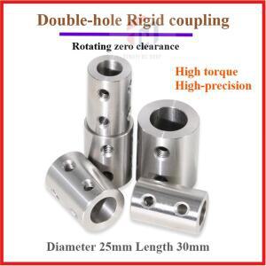 D25L30 10mm/11mm/12mm/12 7mm/13mm/14mm/15mm 스테인레스 스틸 커플 링 전송 어댑터 커넥터 이중 구멍 리지드