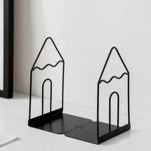 [룽스_63]블랙 L자형 책꽂이 책정리 도서관용 2P세트