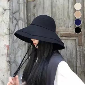 [패션] 여성 넓은챙 나들이 버킷햇 해외여행